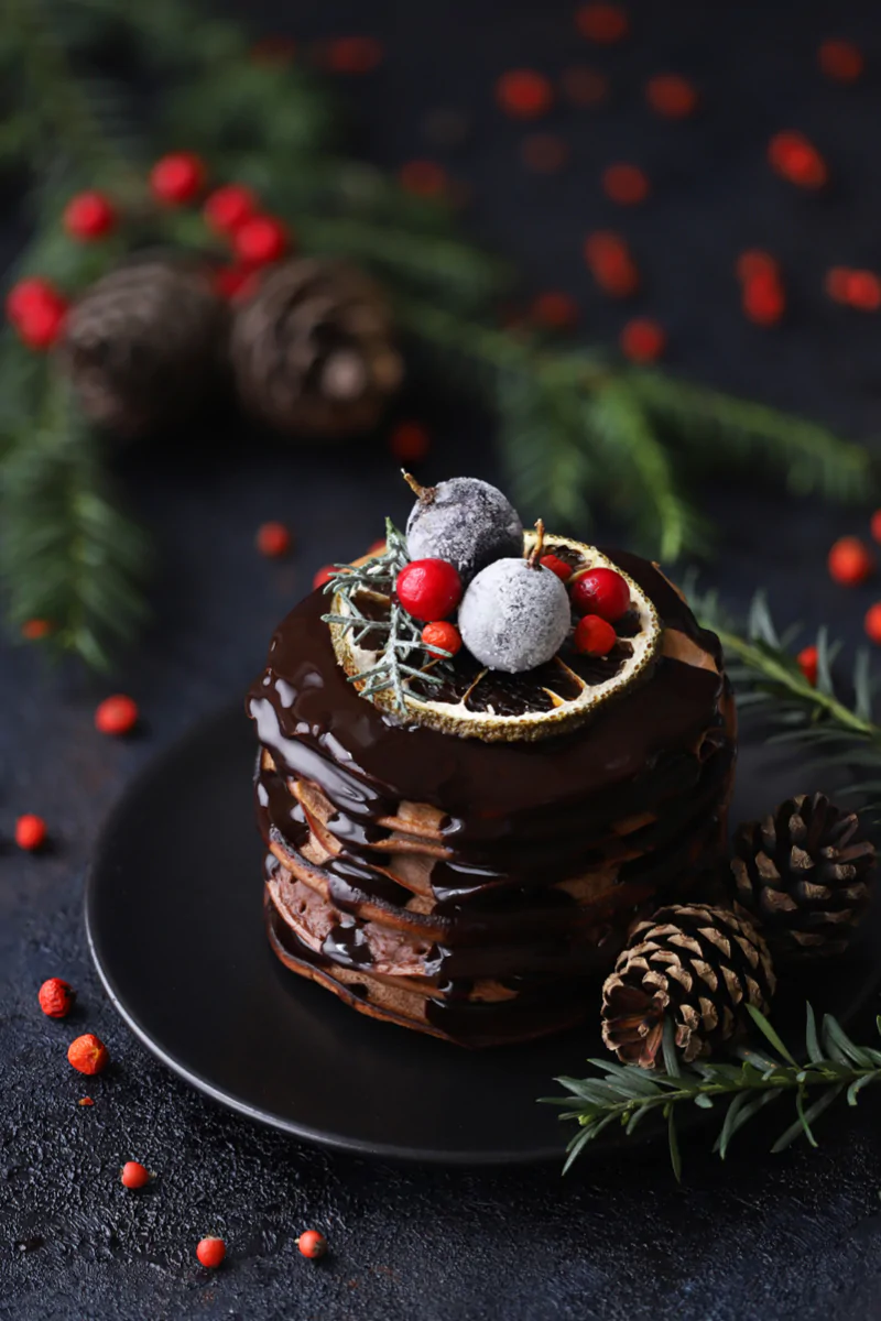 cappuccino pancakes z sosem kawowym